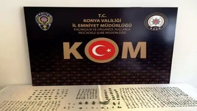 Konya'da tarihi eser operasyonu