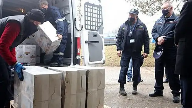 AFAD'ın gönderdiği yardımlar Hırvatistan'a ulaştı