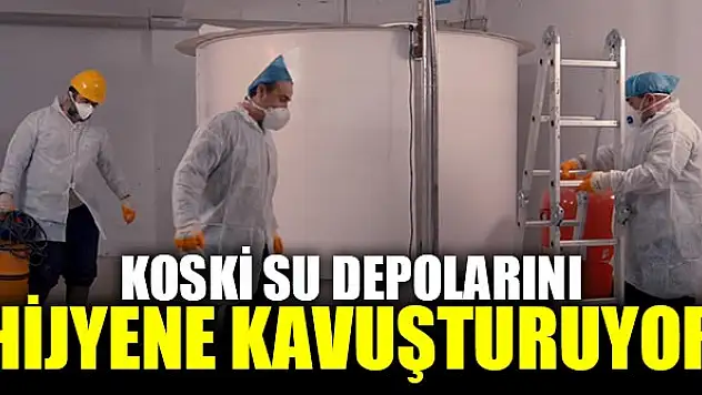 Koski Su Depolarını Hijyene Kavuşturuyor
