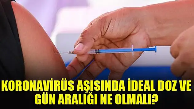 Koronavirüs aşısında ideal doz ve gün aralığı ne olmalı?