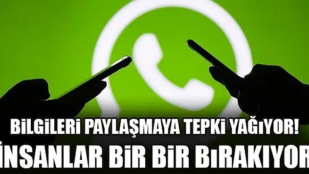 Bilgileri paylaşmaya tepki yağıyor! İnsanlar bir bir bırakıyor