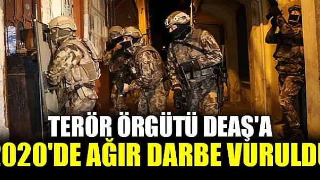 Terör örgütü DEAŞ'a 2020'de ağır darbe vuruldu