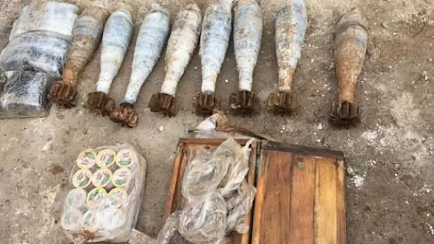 Tel Abyad'da 78 kilo patlayıcı ele geçirildi