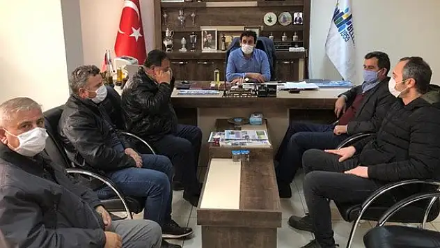Hüyük Belediye Başkanı Mehmet Çiğdem muhtarlarla buluştu