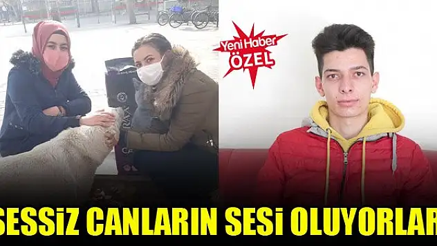 Sessiz canların sesi oluyorlar!