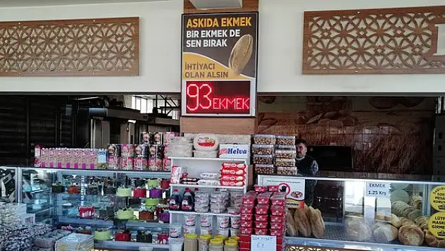 Konya'da fırıncıdan ihtiyaç sahiplerine askıda ekmek uygulaması