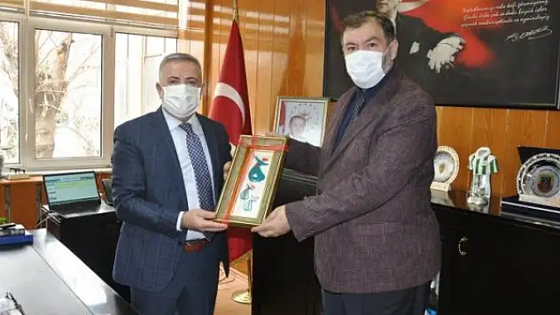 Konya İtfaiyesinden  Kaymakam Çelik' e ziyaret