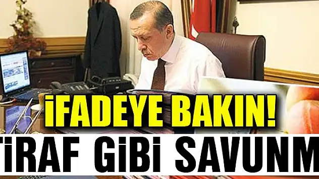 İtiraf gibi savunma