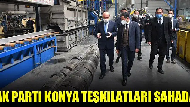 AK Parti Konya teşkilatları sahada