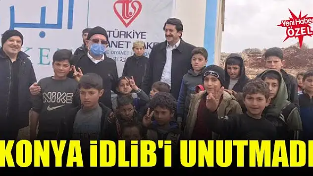 Konya bu kış da İdlibli kardeşlerini unutmadı
