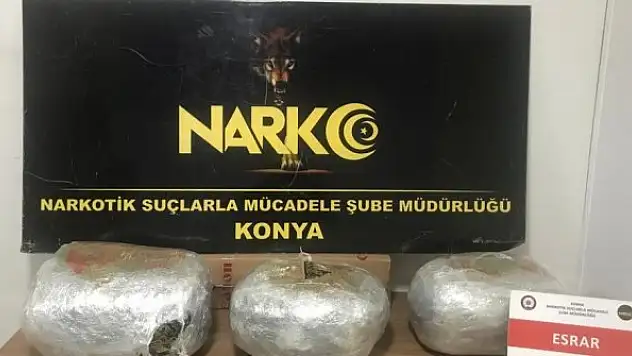 Konya'da uyuşturucu operasyonu