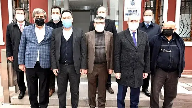 Selçuklu'da başkanlar  muhtarları ziyaret etti