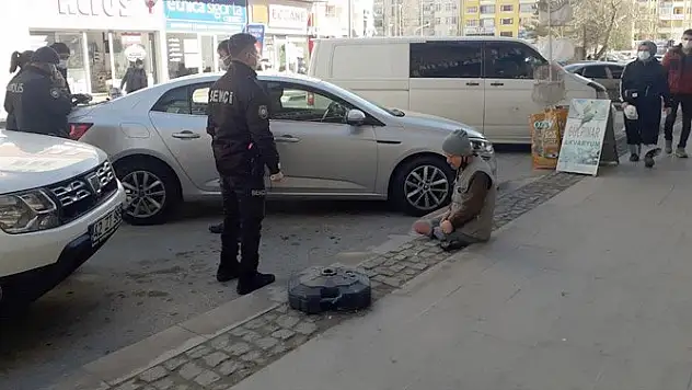 Seydişehir'de dilenci operasyonu