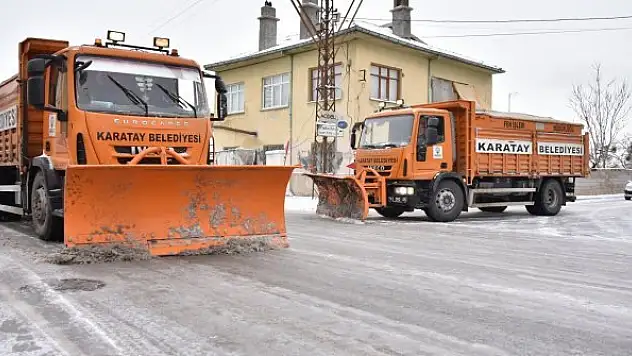 Belediyelerde kar mesaisi