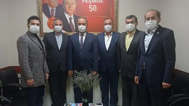 Başkanlardan Karaarslan'a ziyaret