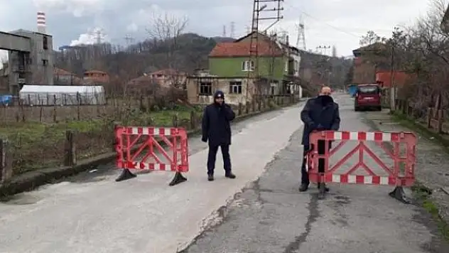 Zonguldak'ta mutasyonlu virüs şüphesiyle bir sokak karantinaya alındı
