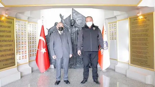 Aydın'ı, emekli polis  memuru ziyaret etti