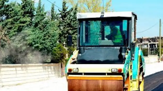 Meram'da sokaklar asfaltlanıyor