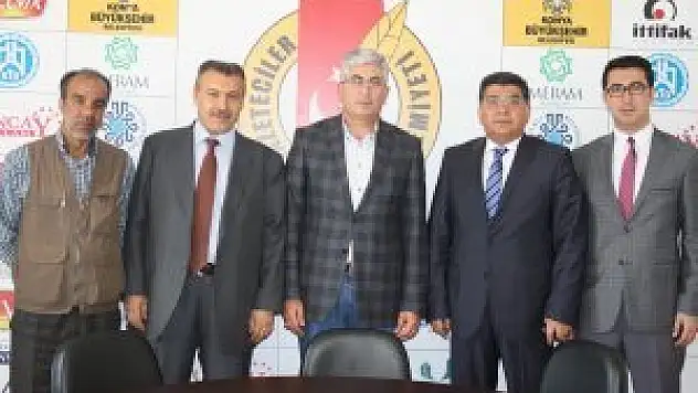 Konya Gazeteciler Cemiyeti'ne ziyaretler bu hafta içerisinde de devam etti