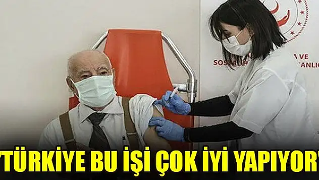 'Türkiye bu işi çok iyi yapıyor'