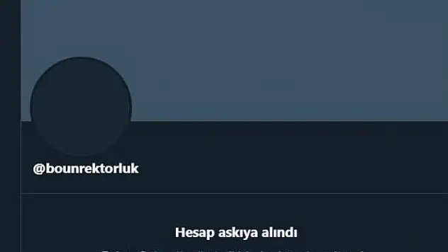 Twitter Boğaziçi Üniversitesi Rektörlüğü'ne ait hesabı askıya aldı