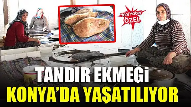 Tandır ekmeği Konya'da yaşatılıyor