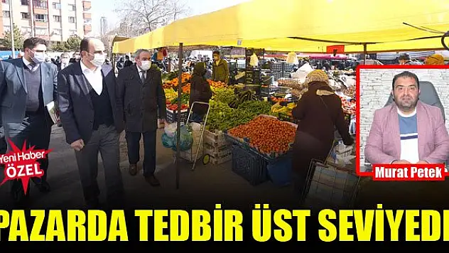 Konya'da pazarlarda virüse karşı sıkı önlem