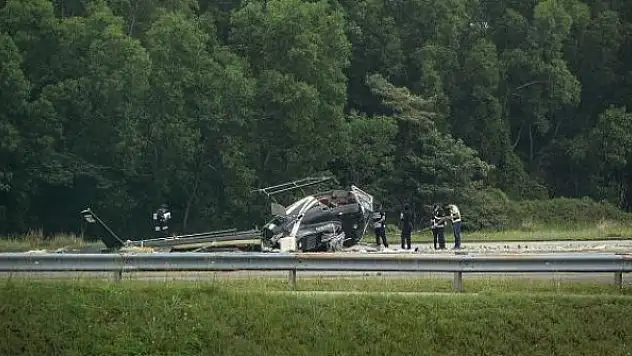 Malezya'da helikopter düştü: 5 yaralı