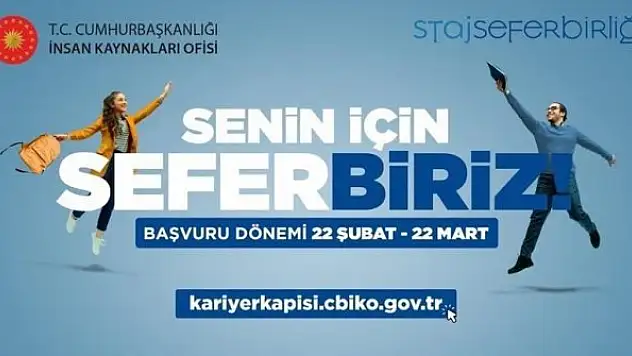 'Staj Seferbirliği' programına rekor başvuru