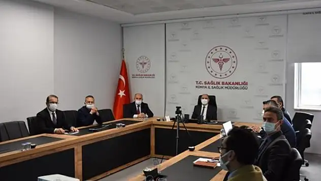 Konya'da Pandemi Değerlendirme Toplantısı yapıldı