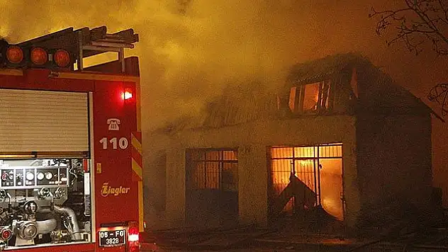 Başkentte gecekondu yangını