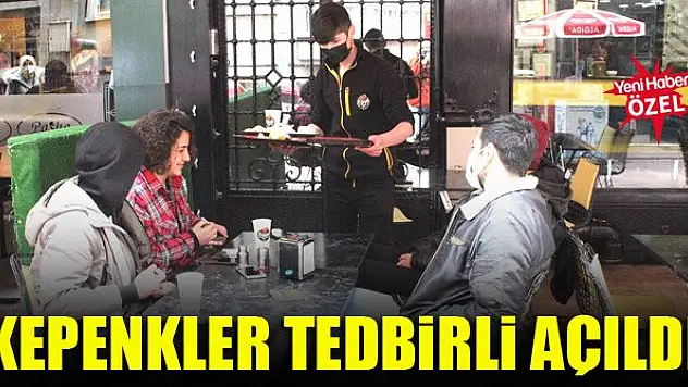 Kepenkler tedbirli açıldı