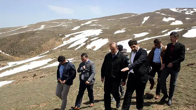 Vali Erol Aladağ'da incelemelerde bulundu