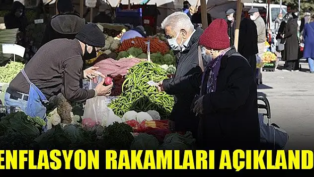Enflasyon rakamları belli oldu