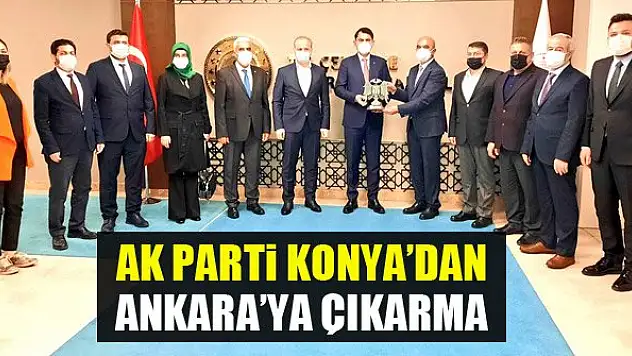 AK Parti Konya'dan Ankara'ya çıkarma