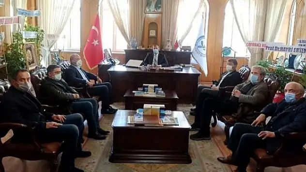 AK Parti İl Başkanlığından  Öge'ye hayırlı olsun ziyareti