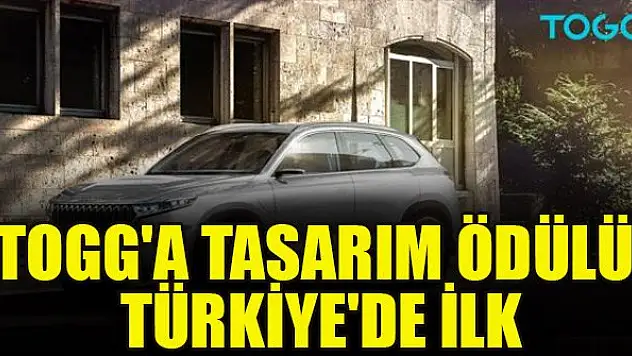 TOGG'a tasarım ödülü: Türkiye'de ilk