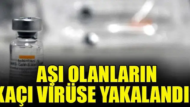 Aşı olanların kaçı virüse yakalandı?