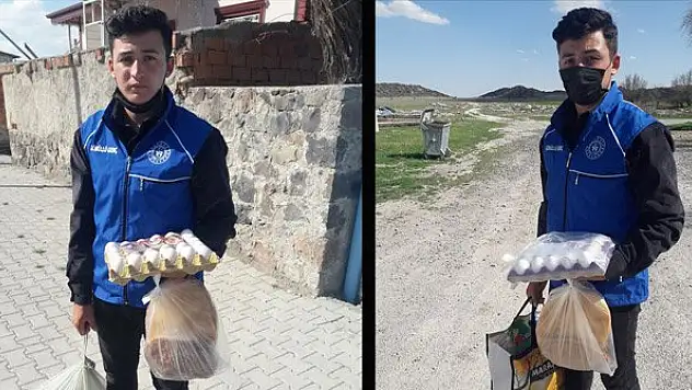 Karapınar'da ihtiyaç sahiplerine gıda desteği