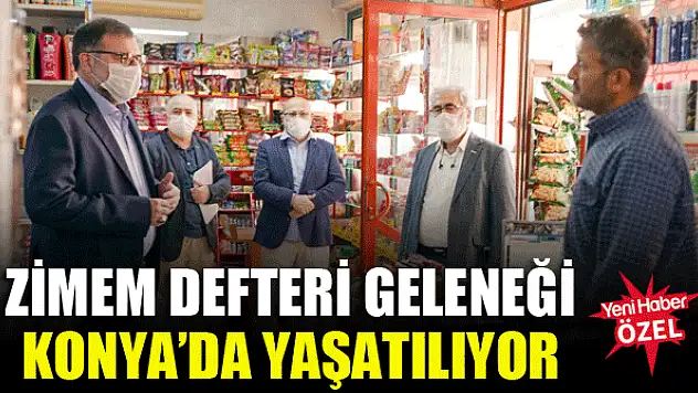 Zimem defteri geleneği Konya'da yaşatılıyor