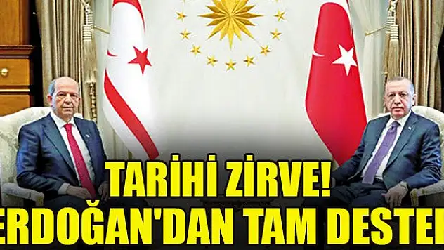 Tarihi zirve! Erdoğan'dan tam destek