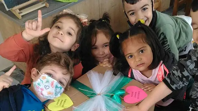 Gökmen Anaokulu öğrencilerinden yardım eli