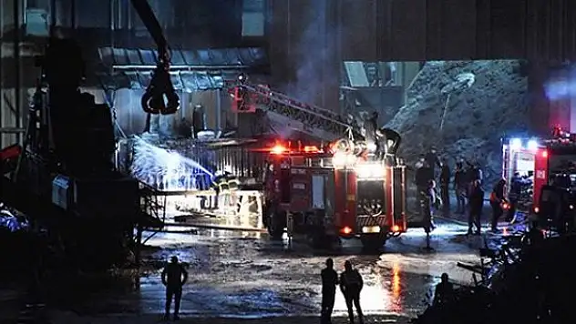 Bilecik'te fabrika yangını