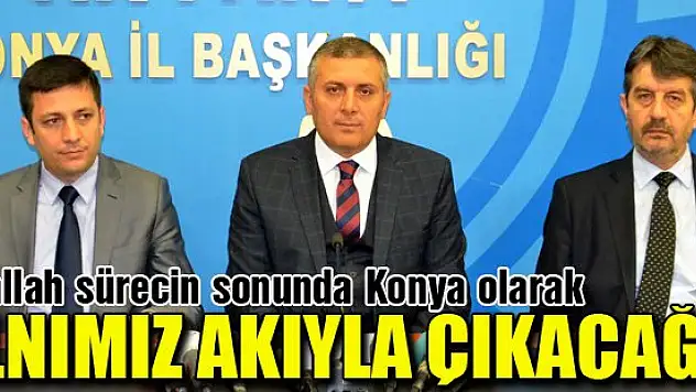 Musa Arat 'Alnımızın akıyla çıkacağız'