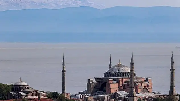 İstanbul'dan Uludağ manzarası bir yıl sonra tekrar görüldü