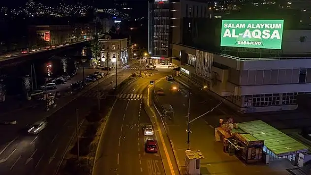 Bosna Hersek'ten Filistinlilere 'Selamün Aleyküm Mescid-i Aksa' mesajı