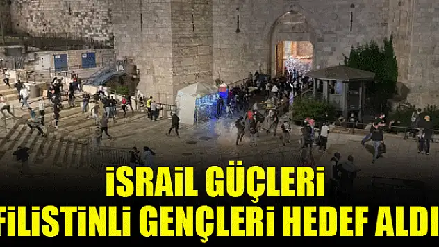 İsrail güçleri Filistinli gençleri hedef aldı