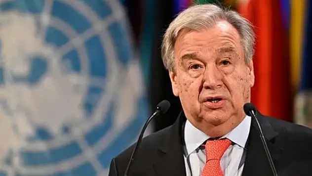 Guterres'ten 'Filistin' açıklaması