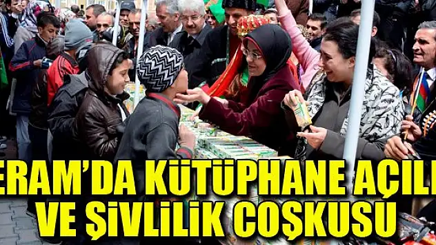 Meram'da Kütüphane açılışı ve Şivlilik coşkusu