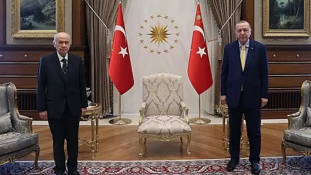 Cumhurbaşkanı Erdoğan, Bahçeli'yi kabul etti